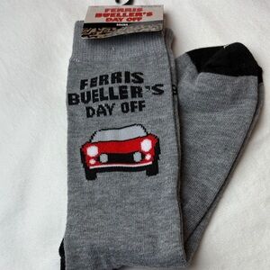 Ferris Bueller's Day Off Gray Socks